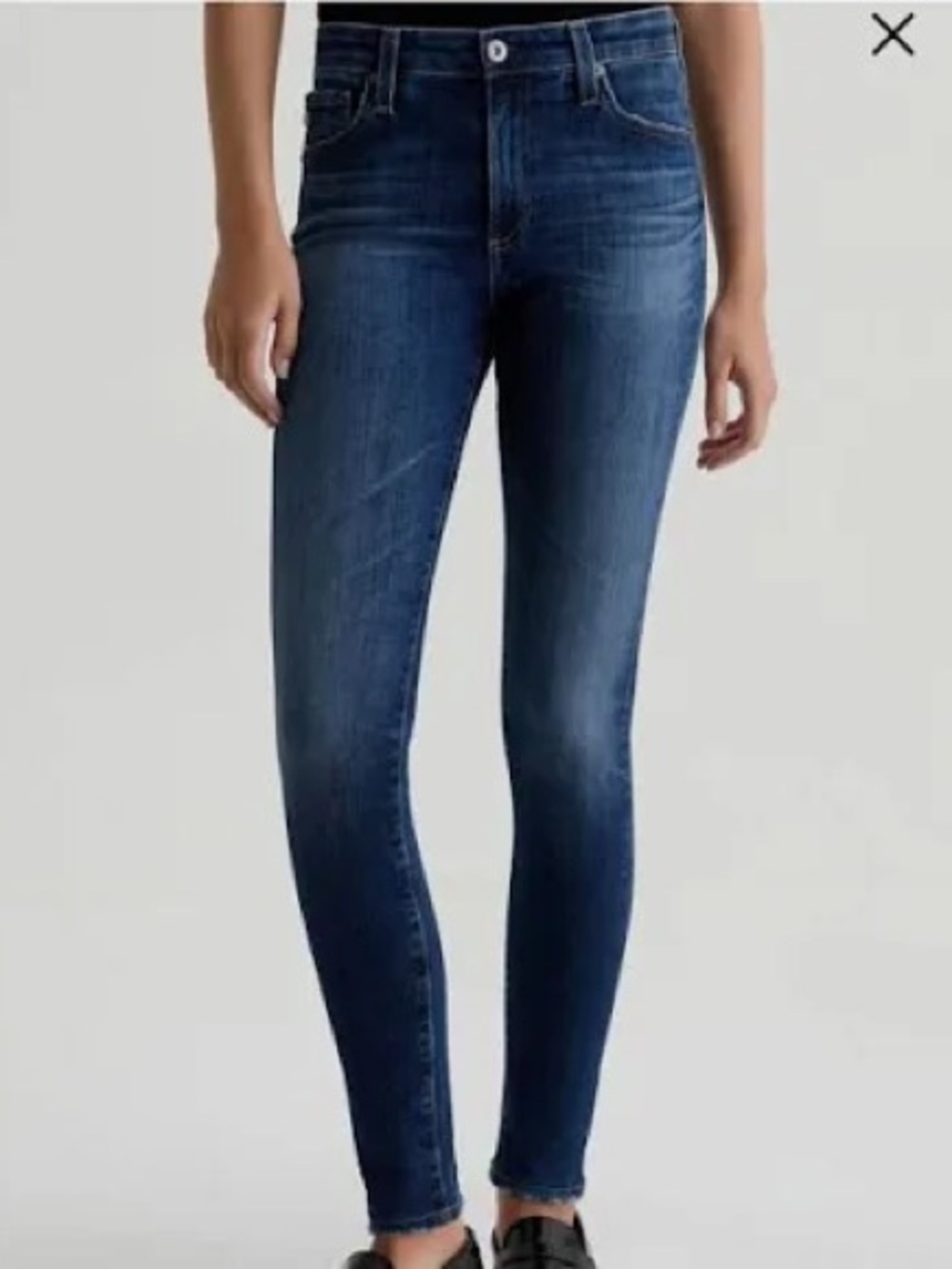 AG Adriano Goldschmied Women's Dark Blue Skinny Jeans